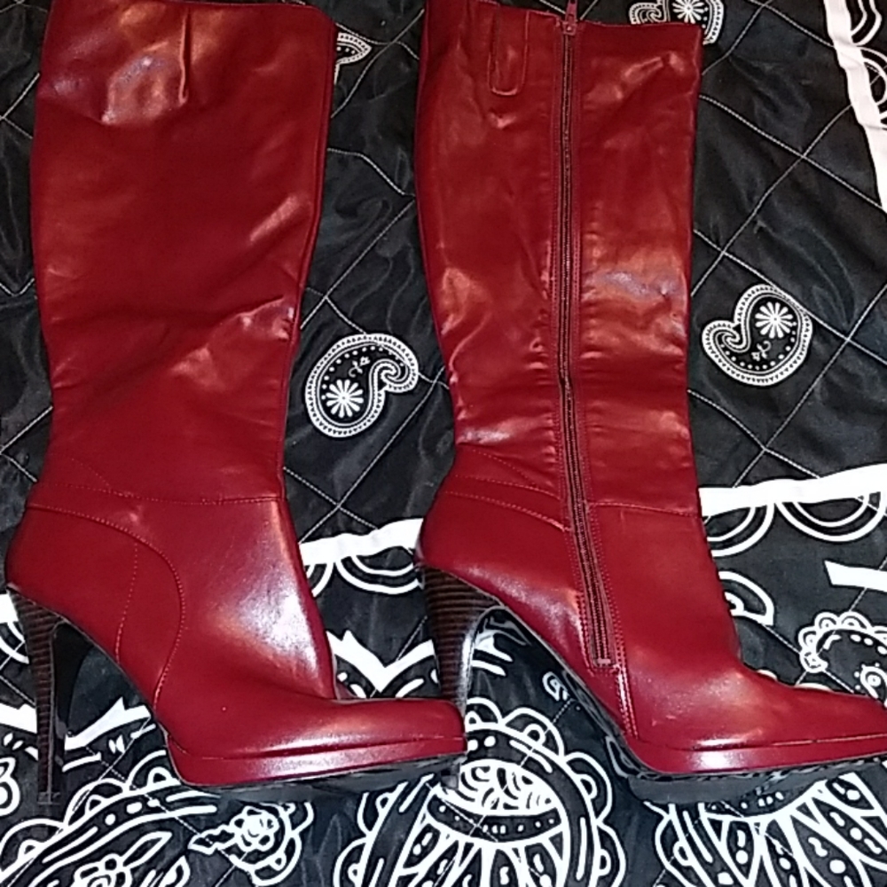COPY - Burgundy Nine West NW7RETTAA BOOTS